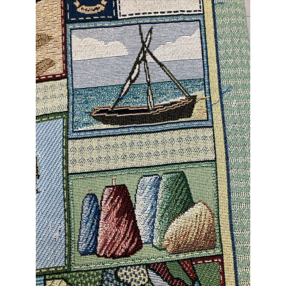 North Carolina Woven Tapestry Blanket Throw 48